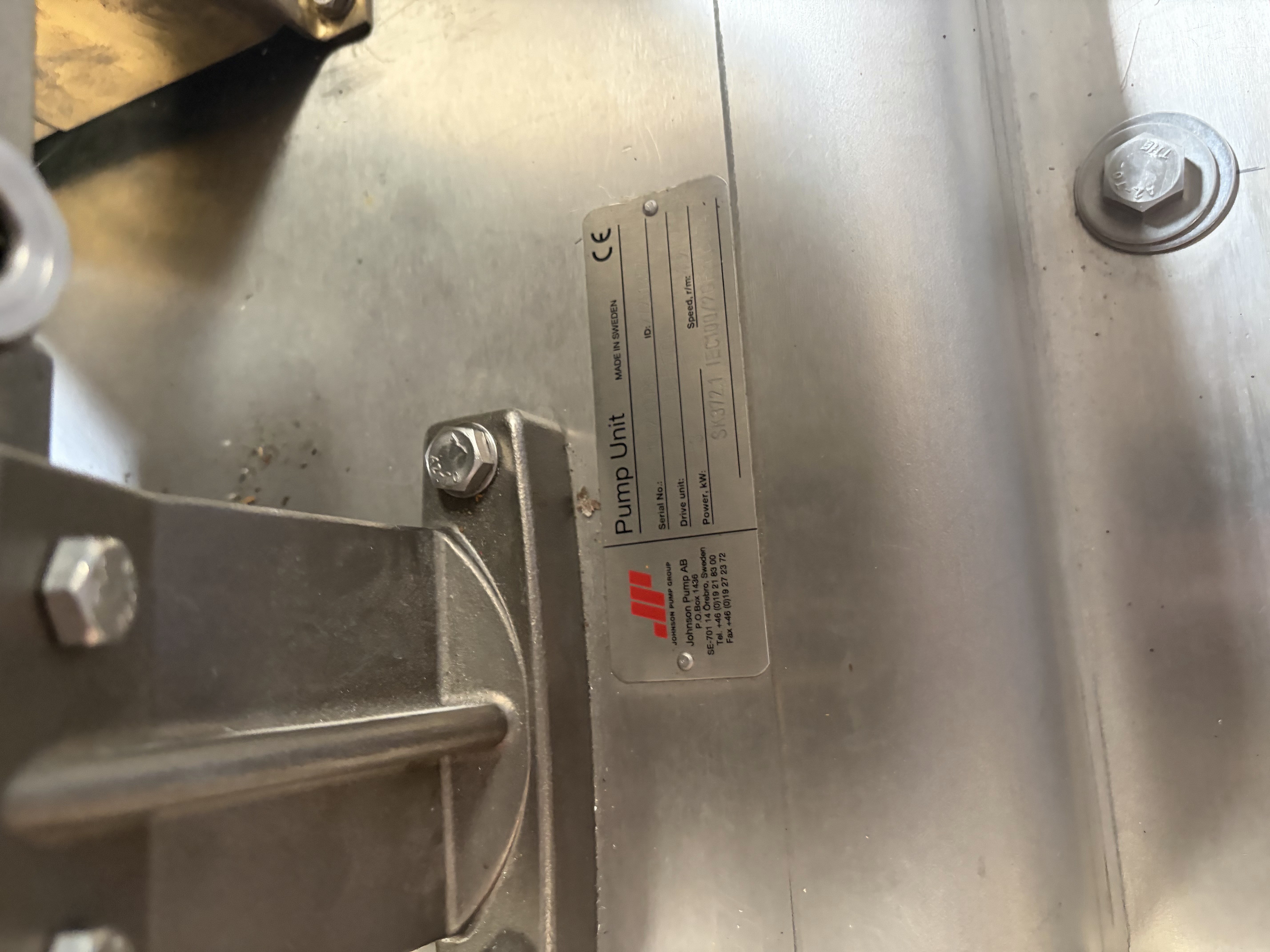 Used SPX Flow Rotary Lobe Pump