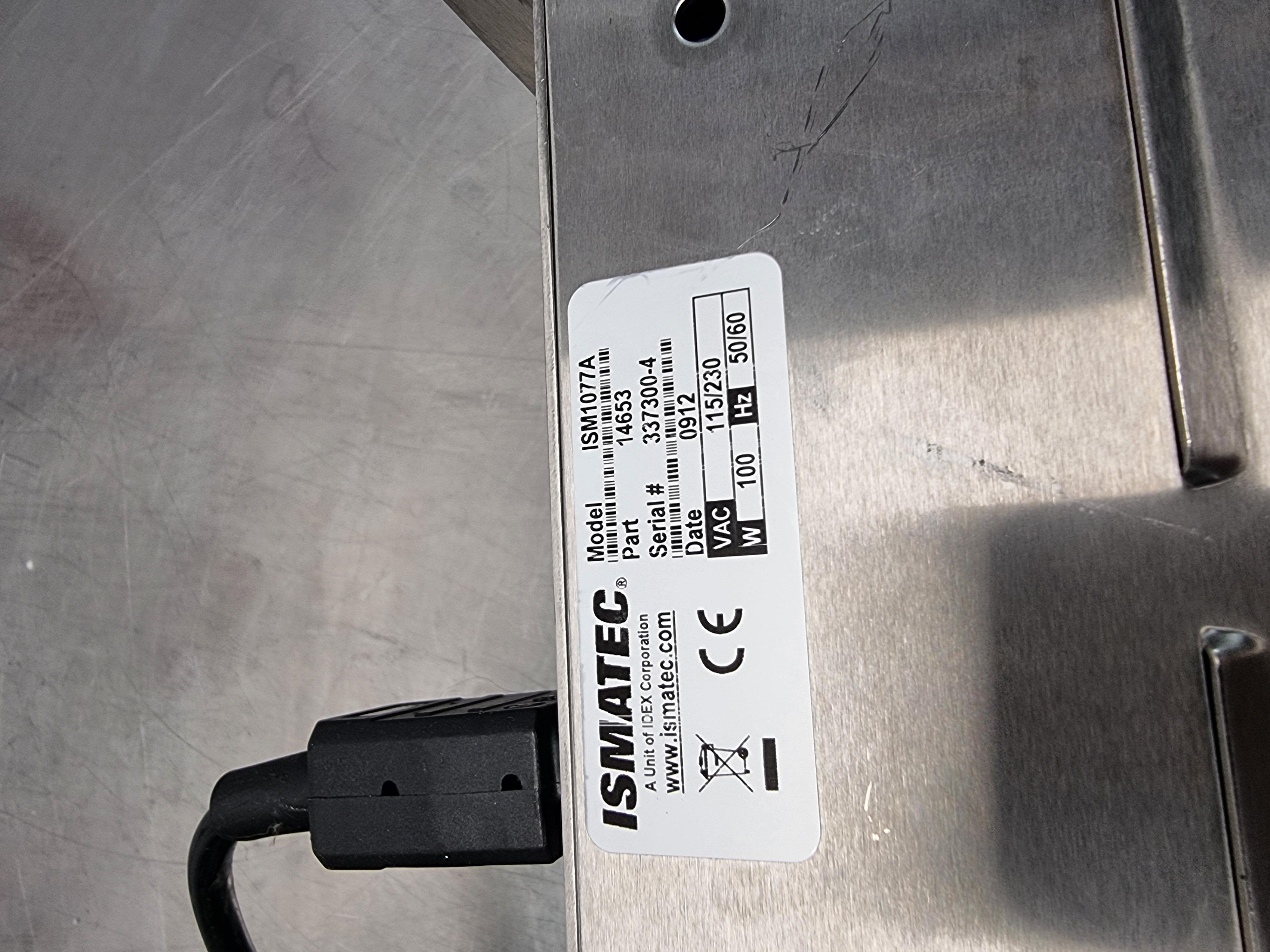 Used Ismatec Ecoline Peristaltic Pump C/W Cole Palmer Easy Load 7518-10 Pump Head