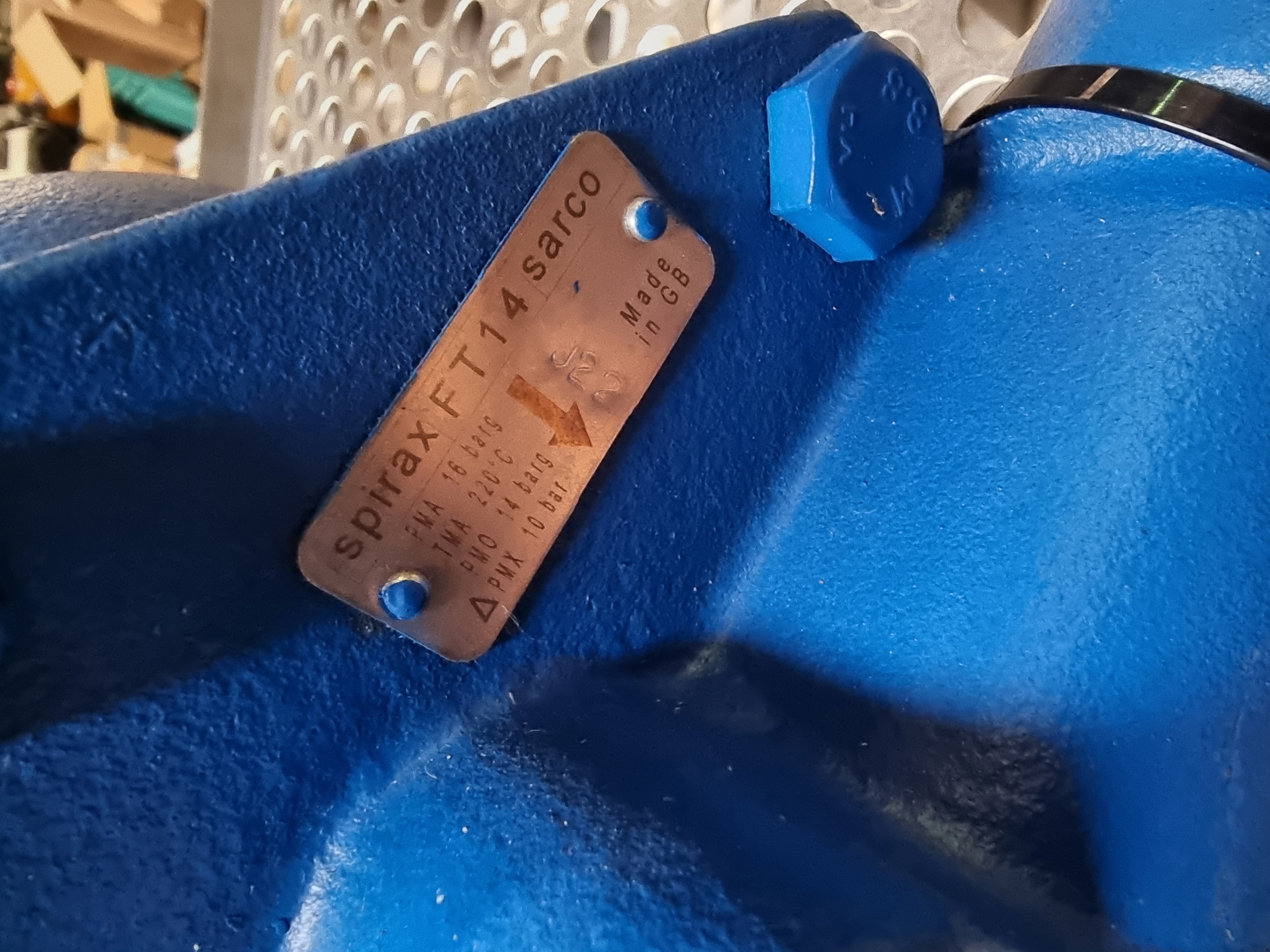 Spirax Sarco FT14 Ball Float Steam Trap 1.5" / 16barg