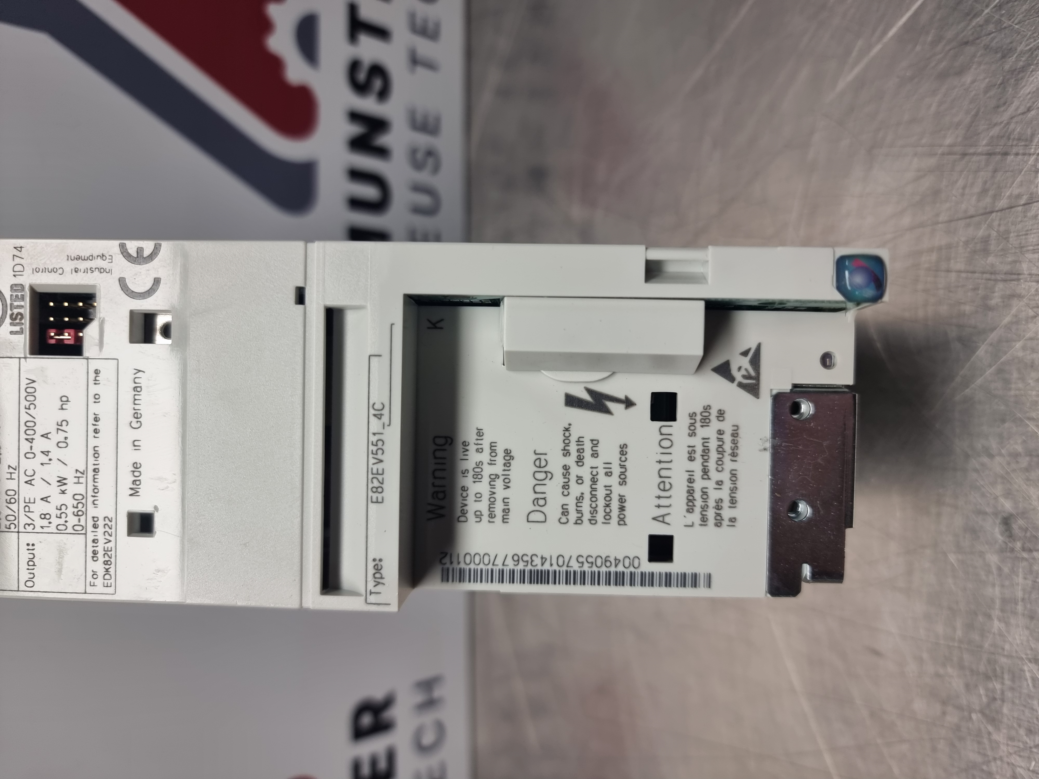 Lenze 8200 Vector Frequency Inverter | E82EV551_4C | 0.55kW