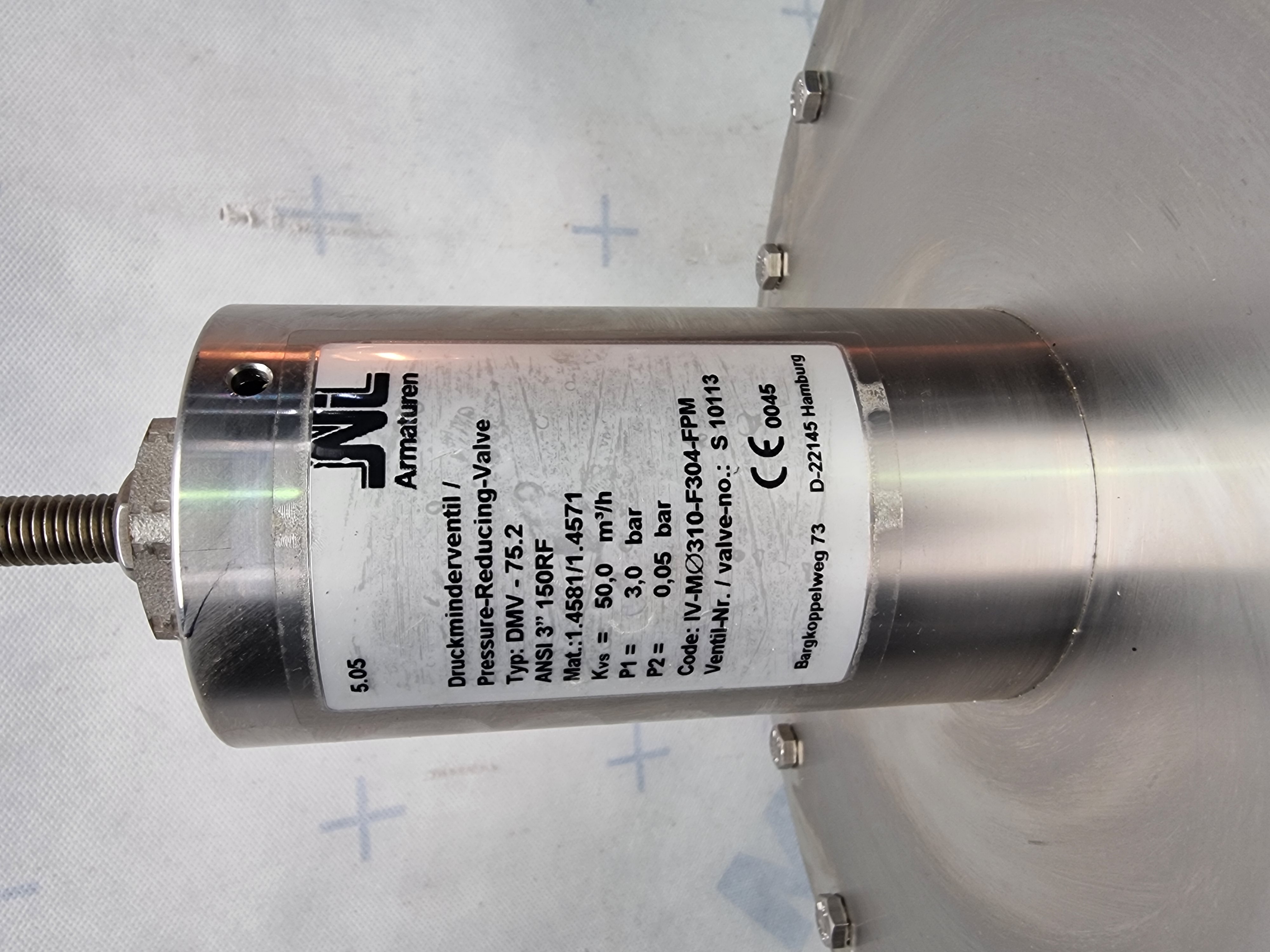 Niezgodka Type: DMV 75.2 Pressure reducing Valve | 3" ANSI 150