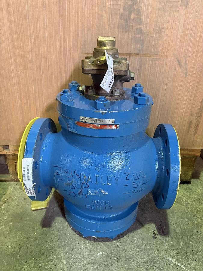 Bailey G4 4" Pressure Reducing Valve S/N-5GB1-1706-082164