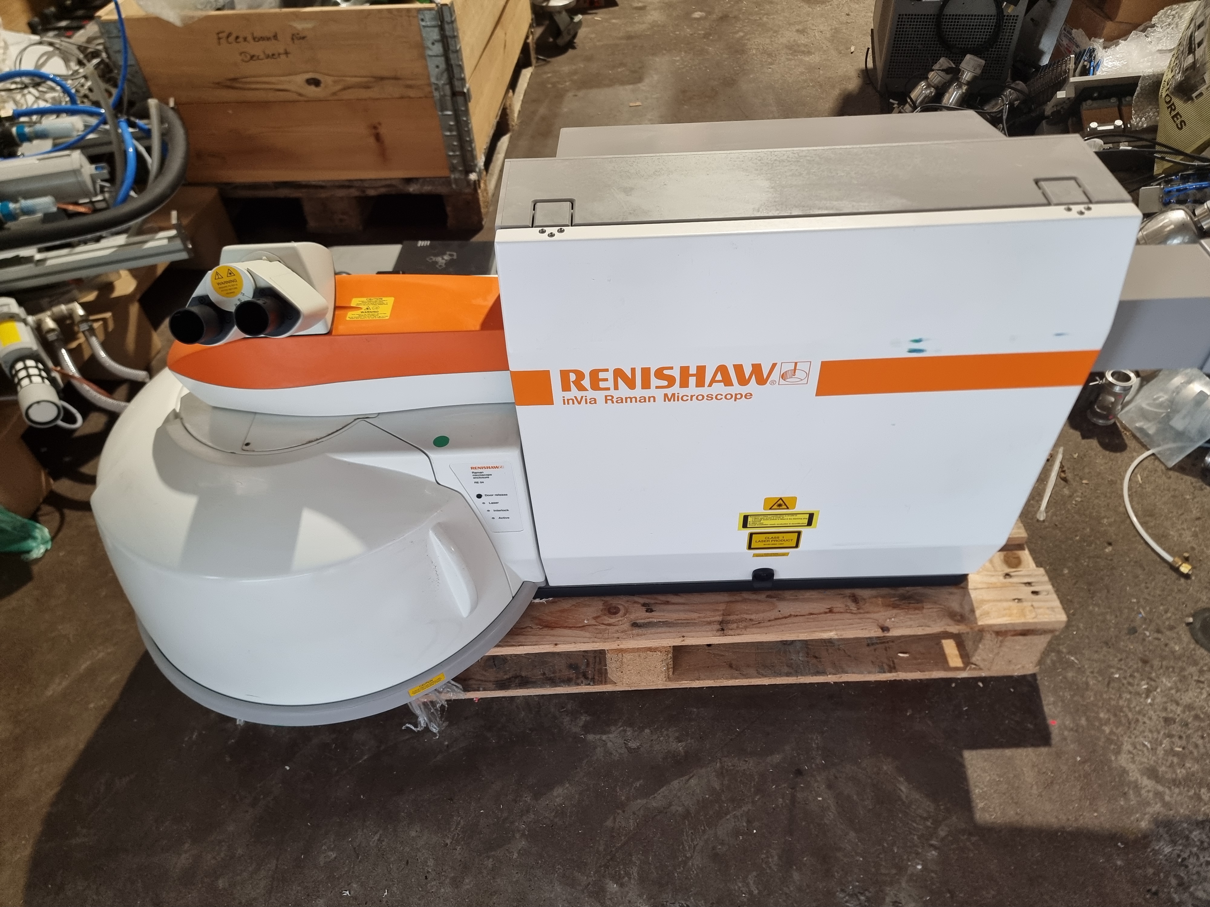 Used Renishaw InVia Raman Microscope Spectrometer