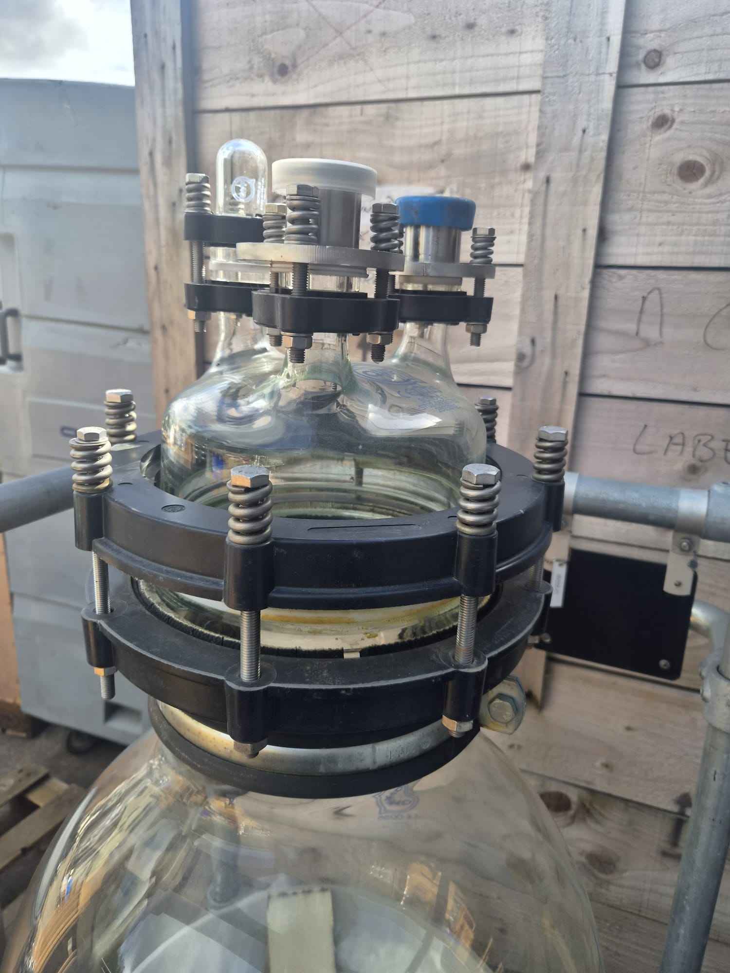 Used QVF Glass Industrial glass Reactor model