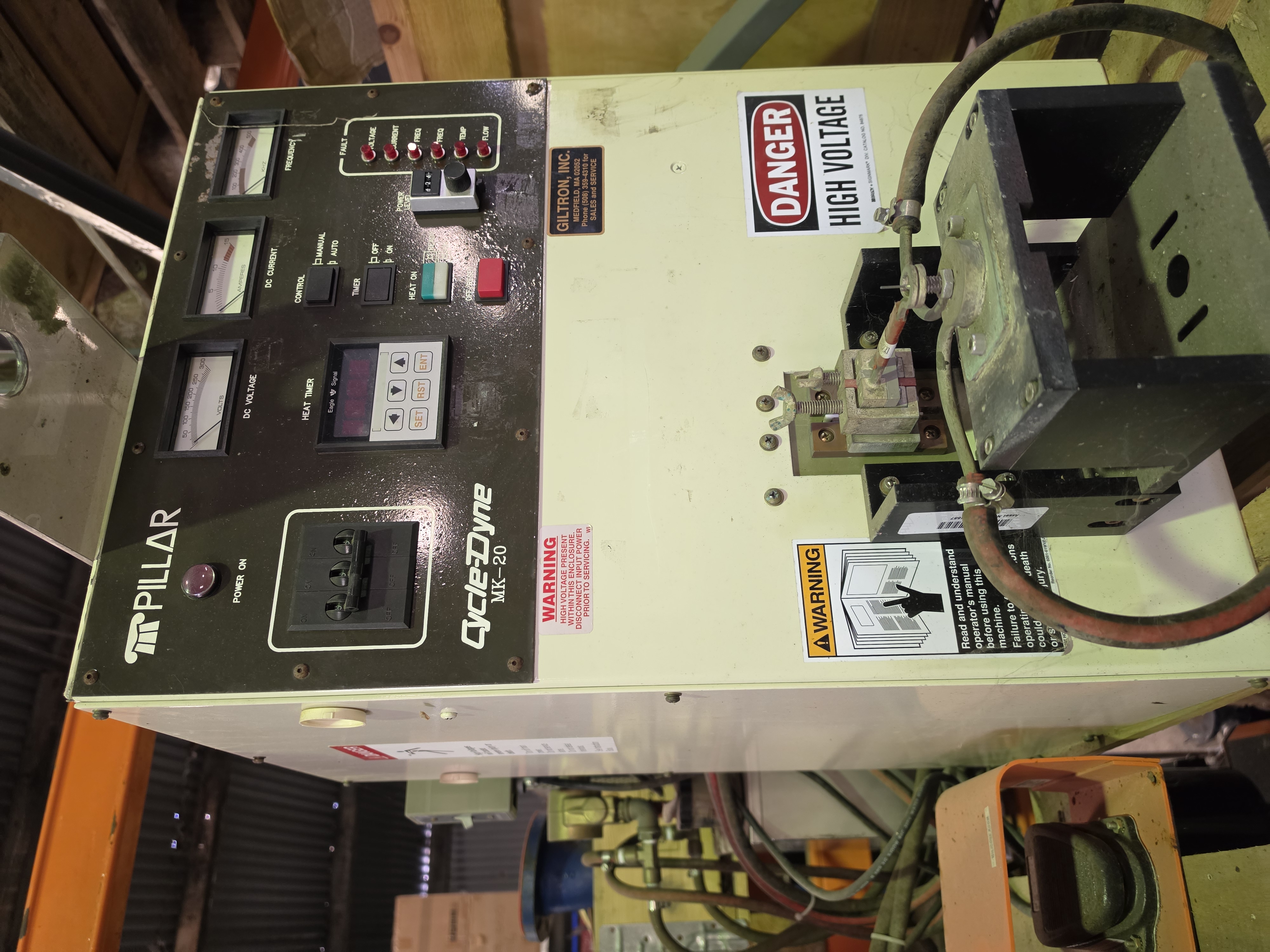 Used PILLAR Cycle-Dyne Mk-20 Induction Heater Generator