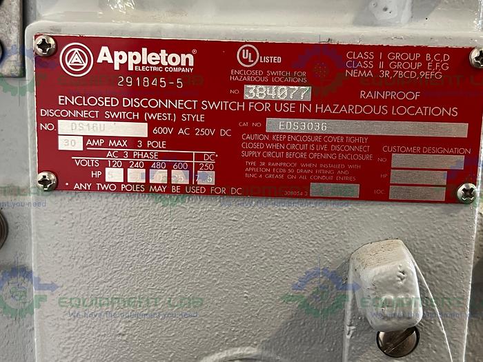 Used Centrifugal Pump 2" x 1.5"   w/ Baldor BW455453 2HP Motor, Drive, Flow Meter