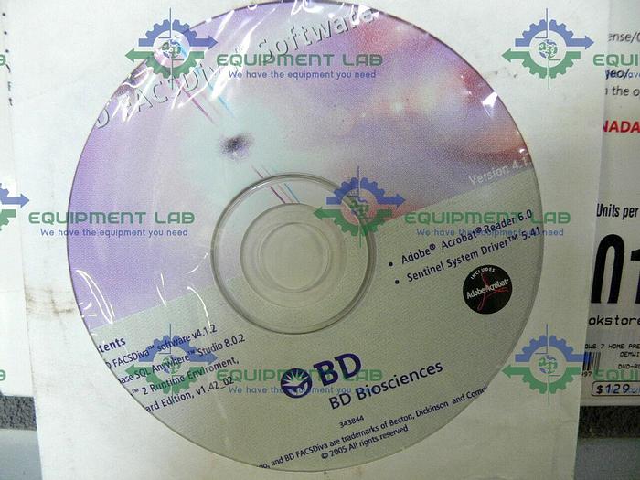 Used BD FACSCanto Flow Cytometer w/ Fluidics Station Cart & Software  Mfg: 2005