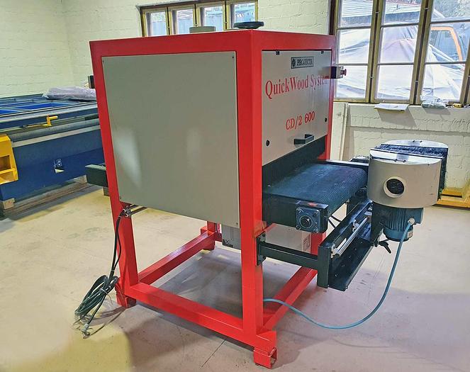 Used 1999 Quickwood Italy Calibrating / Brushing machines QuickWood System