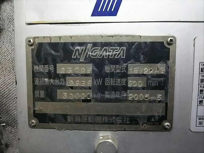 Used Niigata 18V22AG gas generator 50 Hz sets in excellent working condition.