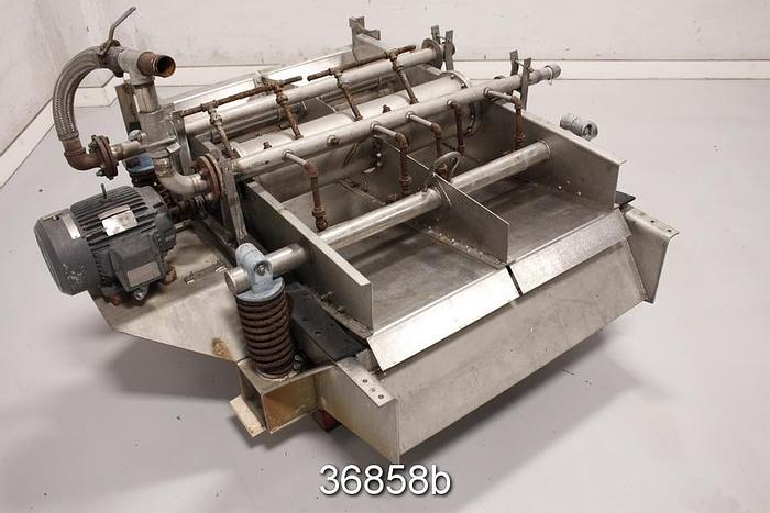 Used Black Clawson Wandel Vibrating Screen, .125" Holes #36858