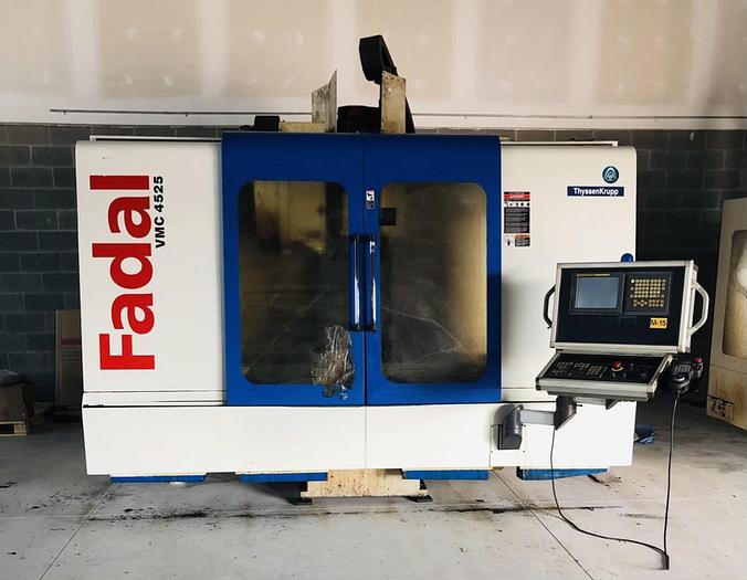 Used 45"X, 25"Y, 24"Z, FADAL, 2005, VMC 4525, CNC VERTICAL MACHINING CENTER