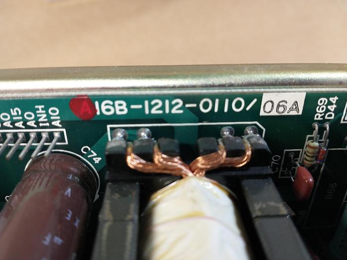 Used FANUC Power Unit. A16B-1212-0110-01 GH500