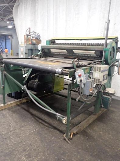 Used 72" BECK SINGLE ROTARY KNIFE SHEETER W/ OUTPUT CONVEYOR - PENDING SALE