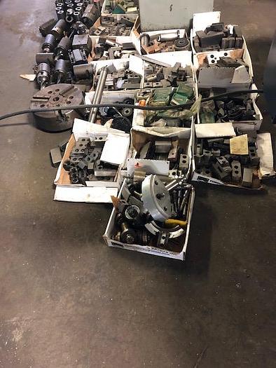 Used WASINO LJ-63M CNC Lathe, FANUC 10T control, Live Tooling, Tons of tooling !!