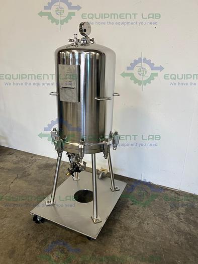 Used Begerow Beco-Integra Stainless Steel Filter Housing w/ Valves, 16" SS Housing