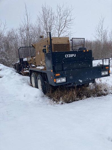 Used 1998 Frontier 4 Axle Carrier Style Oilfield Pump / Kill Truck Chassis