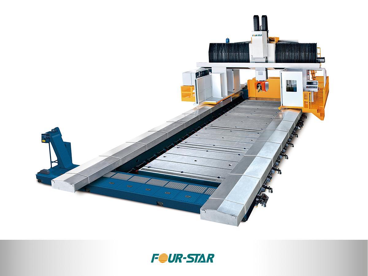 Fresadora de pórtico deslizante mesa fija Four-Star serie SD