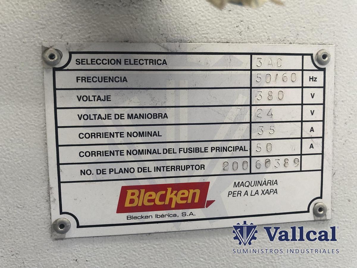 Usado Plegadora BLECKEN PCN-3160