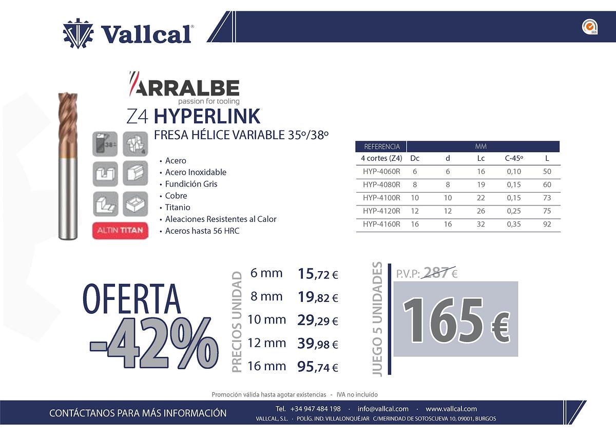 Juego de fresas Z4 Hyperlink