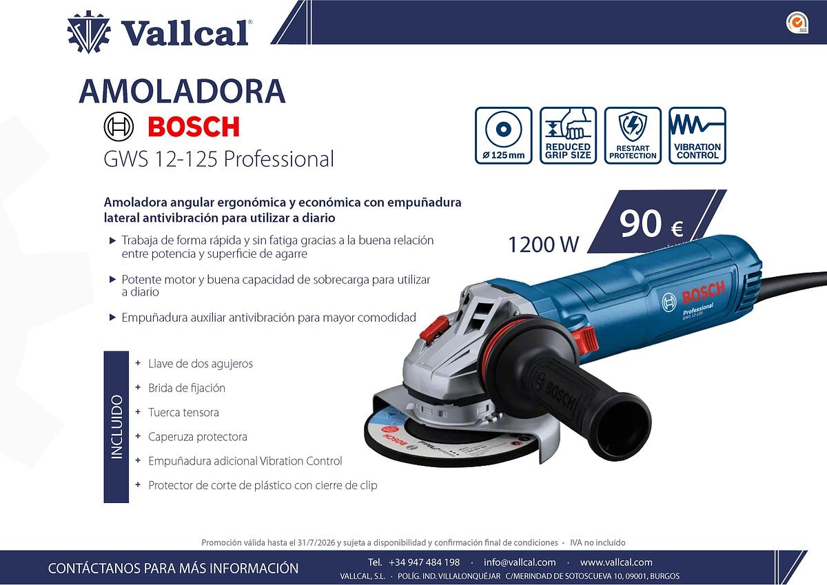 Usado Amoladora GWS 12-125 Professional