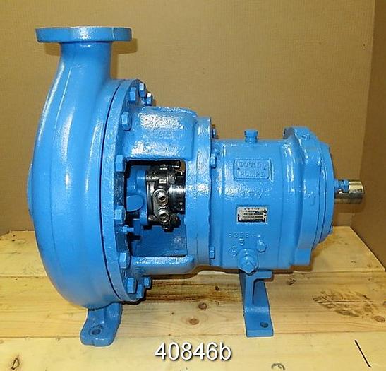 Used Goulds 3196 2x3x13 Pump, 5-Vane, 11.25" SS Impeller #40846