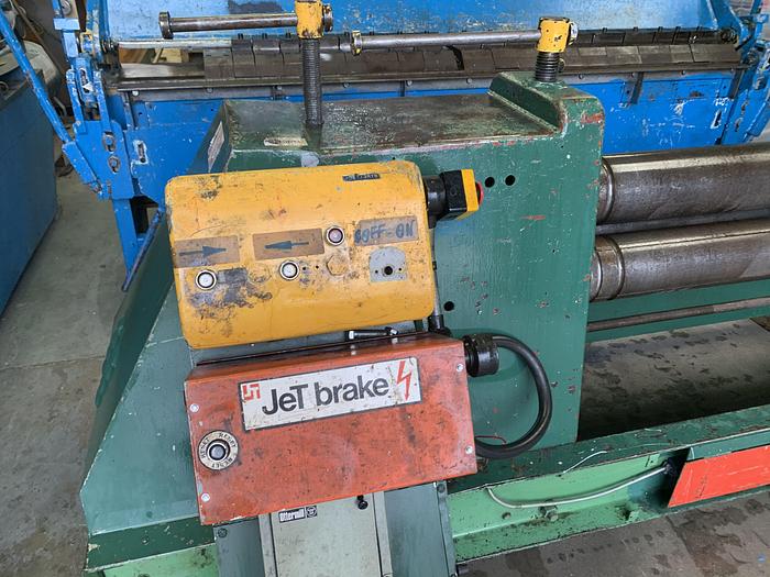 Used MORGAN MPR 1500mm x 10mm Power operated Pyramid Rollers