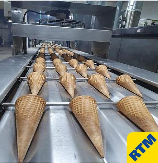 Used Rolled Wafer Cone Oven