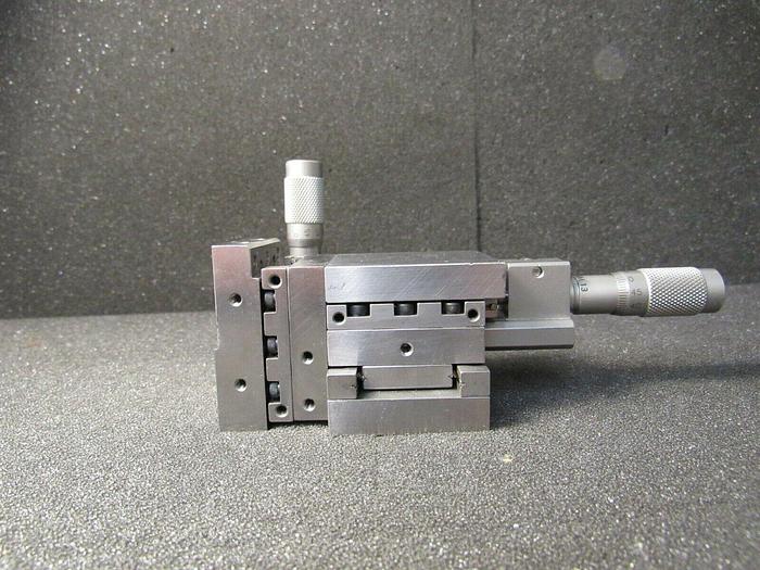 Used Newport ULTRAlign 561D-XYZ Translation Stage & 3 SM-13 Micrometers
