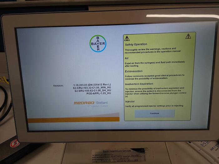 Refurbished 2019 Medrad Stellant Certegra