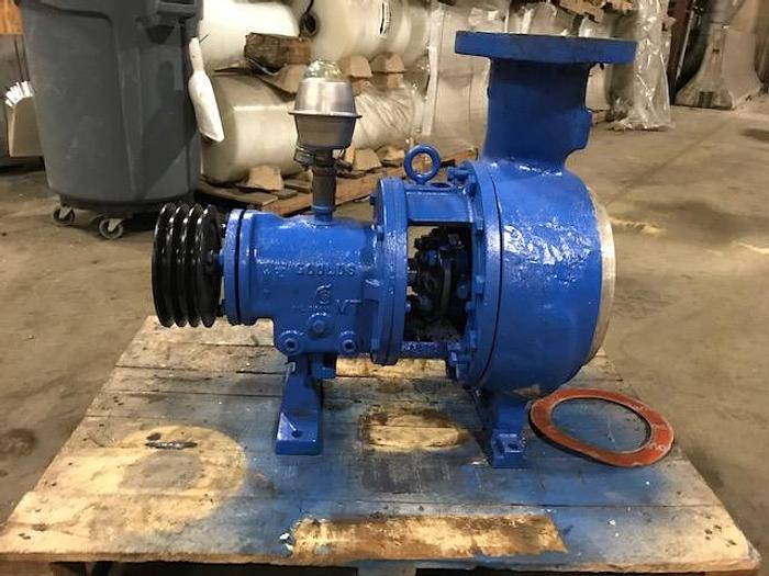 Used GOULDS MDL 3196 4 X 6-10 CENTRIFUGAL PUMP 316SS