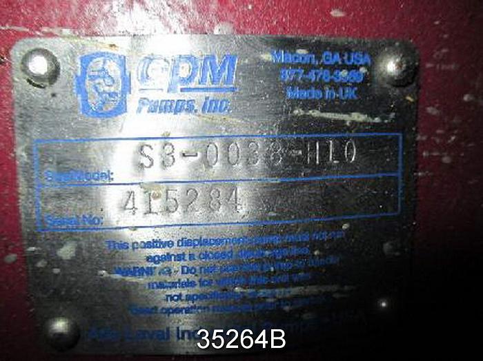 Used GPM S3-0038-HL0 2" Rotary Pump #35264