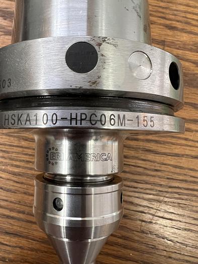 Used NEW-SHOWA HSKA100-HPC06M-155 HSK 100 MILLING CHUCK.