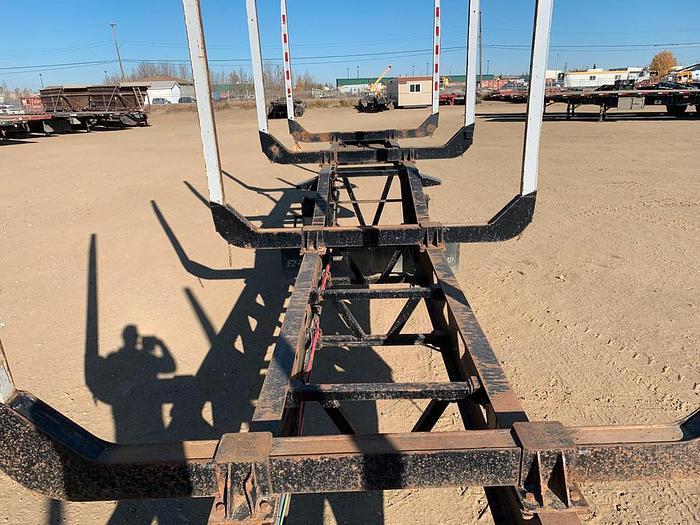 Used 2016 BWS Tridem Hay Rack Logging Trailer