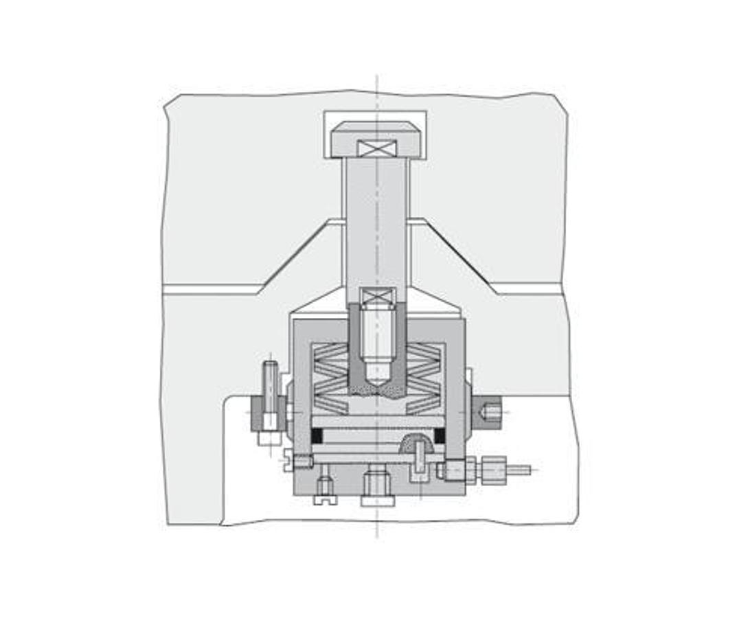 Spring clamping cylinder, pulling