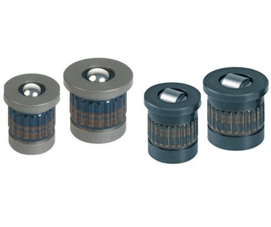 Ball insert with spring pack