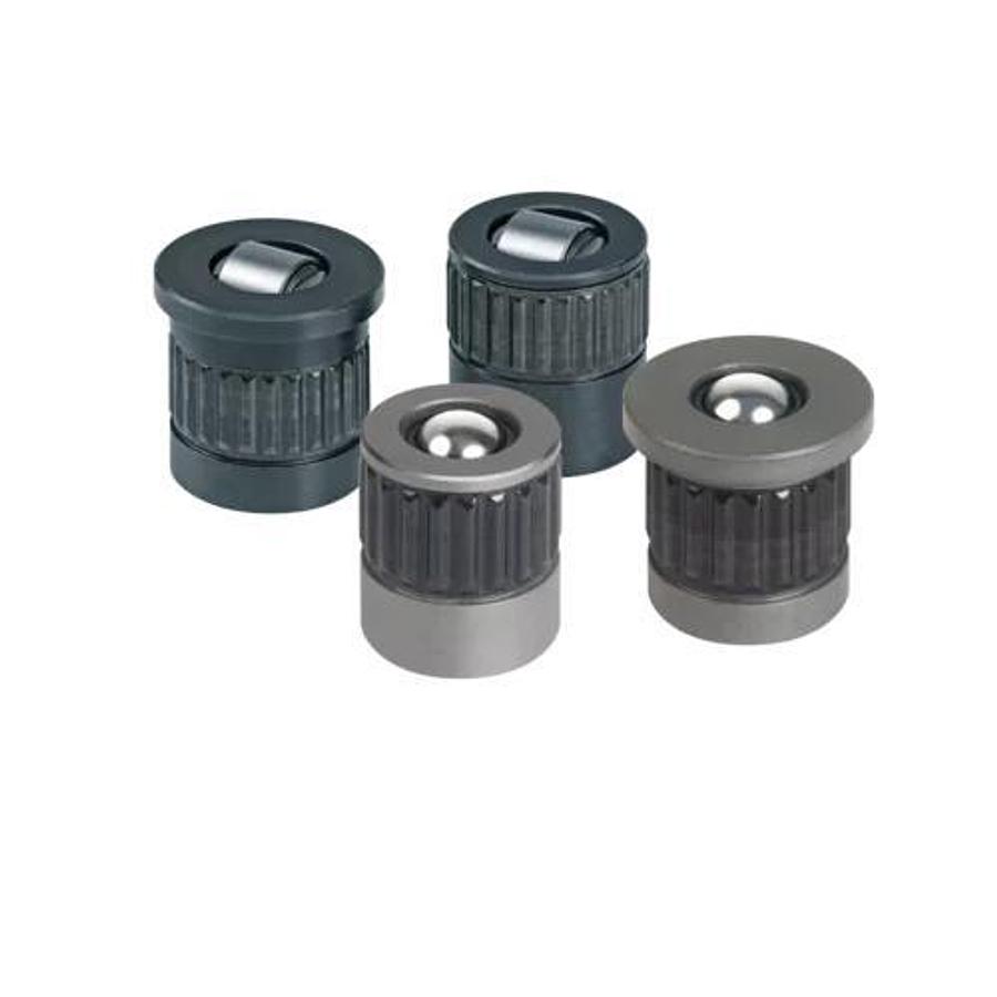 Ball insert with spring pack