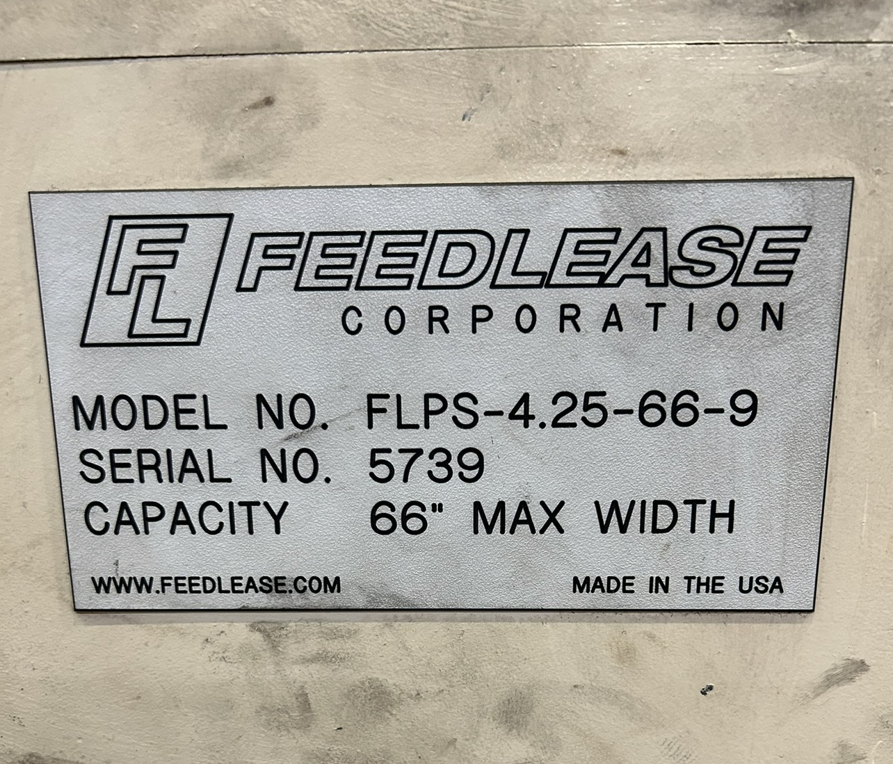 Used 2016 Feedlease-Universal Feed 66" Conventional Feed Line