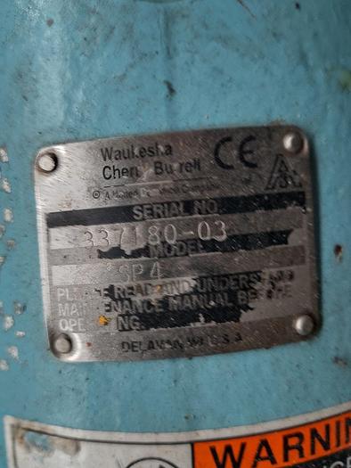 Used Waukesha SP4 shear mill S/S