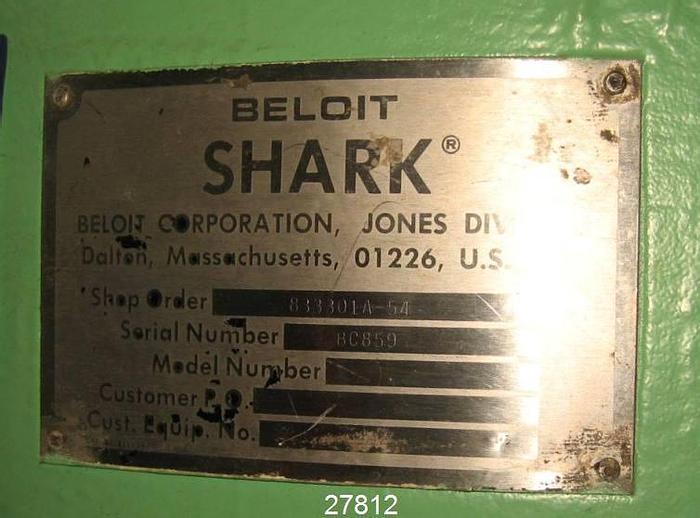 Used Beloit V600 Pulper Drive, Beloit Shark V600, 4.5/1 Ratio #27812