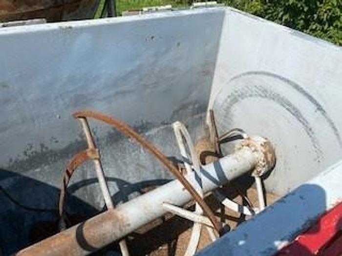 Used 50 CU. FT. RIBBON BLENDER – 7.5 HP MOTOR – MOUNTED ON BASE WITH WHEELS (#9775)