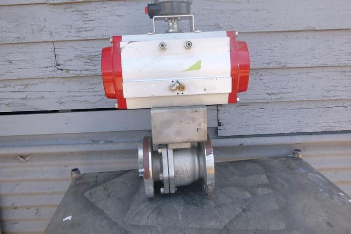 Used Valve, Ball, Actuated, S/st, Flow Tek, Mdl F15-3" #C744066