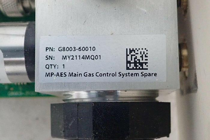 Used Agilent G8003-65001 Board w/ G8003-60010 Main Gas Control System Spare MP-AES
