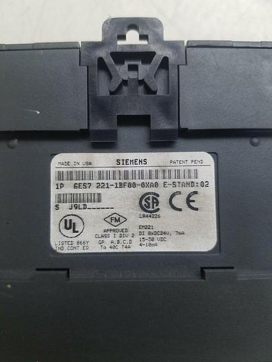 Used SIEMENS 6ES7 221-1BF00-0XA0 INPUT MODULE