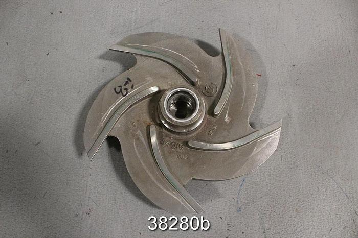Used Goulds 3196 2x3x10 Pump Impeller, 5 Vane, 9" #38280