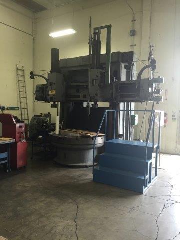 Used 72" KING VERTICAL BORING MILL