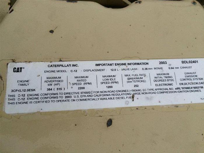 Used 0 Caterpillar C-12 Diesel Engine