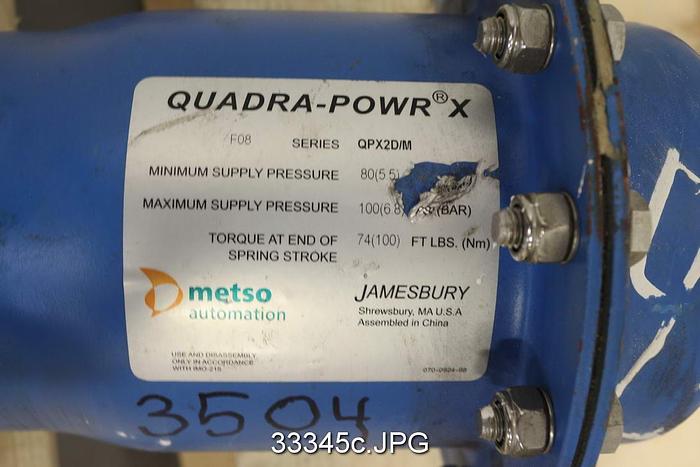 Used Metso QPX2D/M Actuator #33345