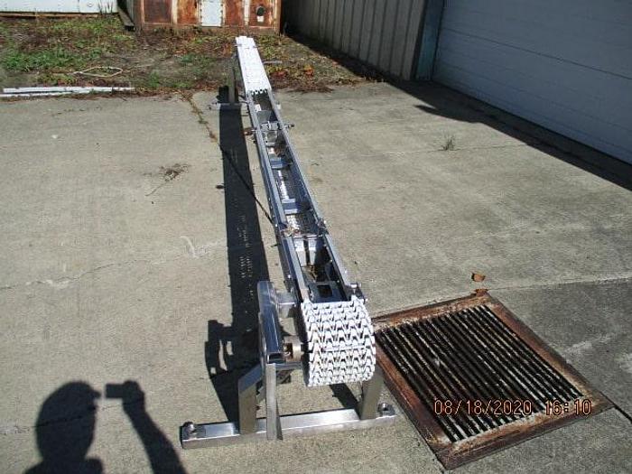 Used Span Tech Conveyor; 6"W Plastic Intralox