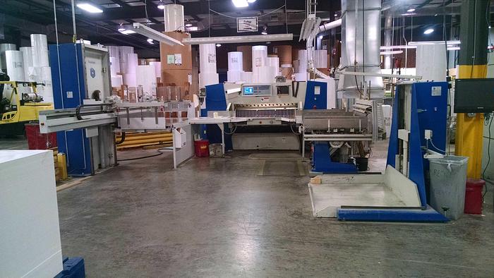 Used 61" (1.54M) WOHLENBERG MDL 155 CUT-TEC COMPLETE CUTTING SYSTEM