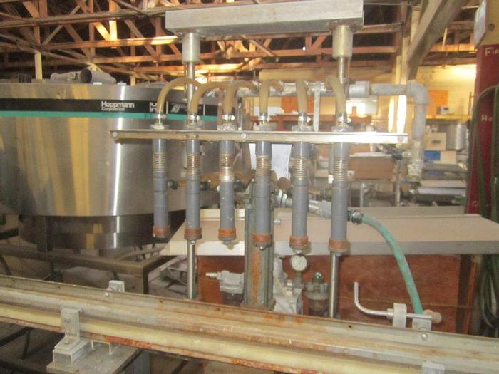 Used Filler, Bottle, 6 Head, Inline, C/st, #C739591